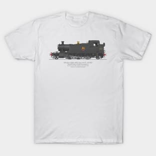 Ex-GWR Small Prairie Class 4575 Tank Locomotive Number 5553 T-Shirt